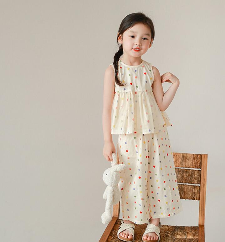 2024★夏新作★韓国風子供服★トップス+ズボン★90-140CM