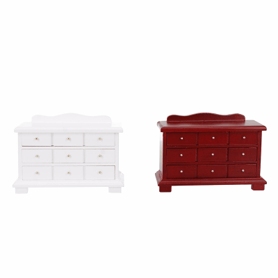 ミニチュア 1:12dollhouse ドールハウス用家具 フィギュア ぬい撮 ドール撮影 キャビネット 引出し 収納棚