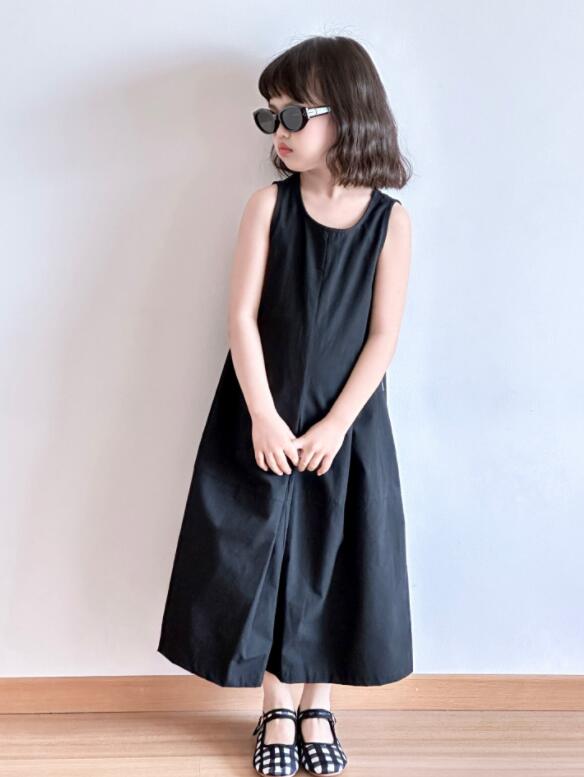 2024夏★子供服　デニムワンピース★90-150cm★