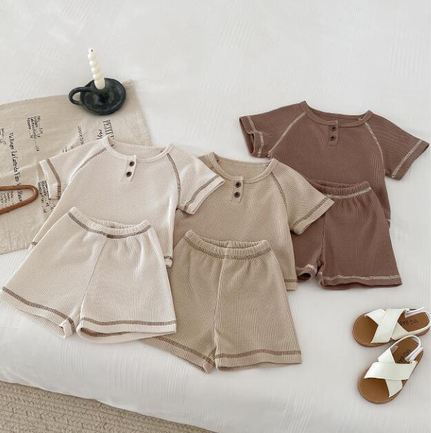 「2024」子供服★トップス+ズボン★セットアップ★ベビー★韓国風子供服★3色★66-100CM