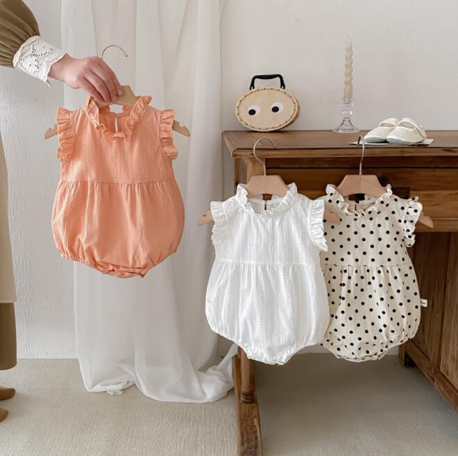 2024★夏新作★韓国風ベビー服★ロンパース★3色66-100CM