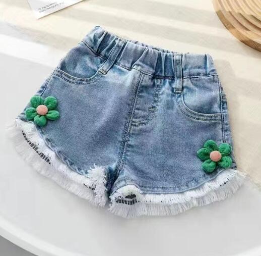 2024新作★デニムパンツ★ショートパンツ★子供ズボン★韓国風子供服★キッズパンツ★100-160CM