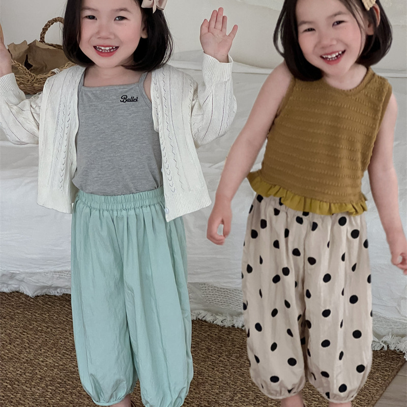 2024★夏新作★韓国風子供服★ズボン★80cm〜130cm 2色