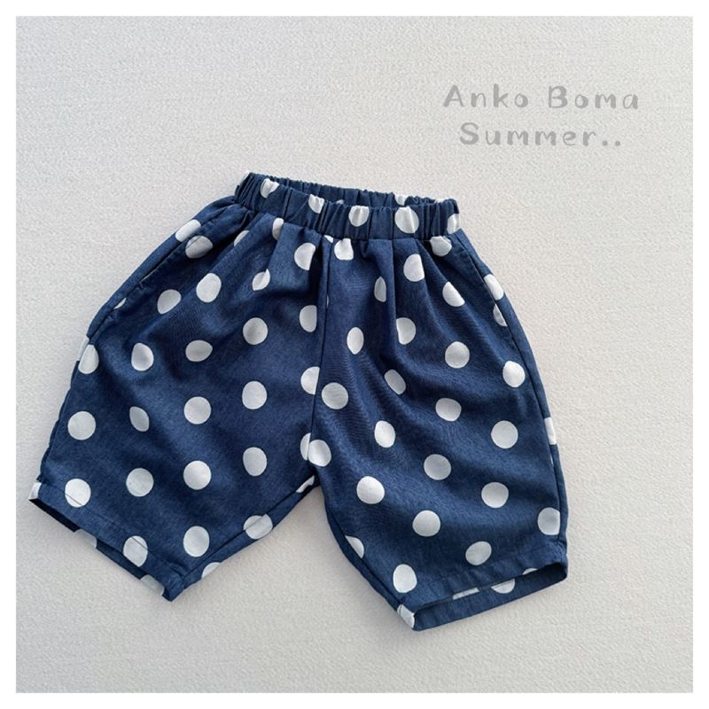 「2024」子供服★ボトムス★ハーフパンツ★韓国風子供服★水玉★80cm〜130cm