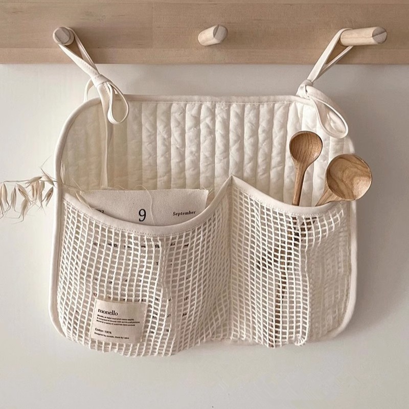 ★収納袋★可愛い掛け袋　部屋飾り★2色