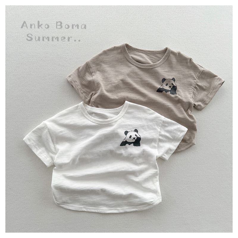 「2024」子供服★トップス★Tシャツ★韓国風子供服★パンダ★2色80cm〜130cm