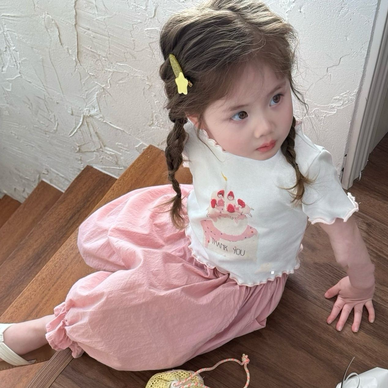 2024★夏新作★韓国風ベビー服★トップス+ズボン★90cm〜140cm