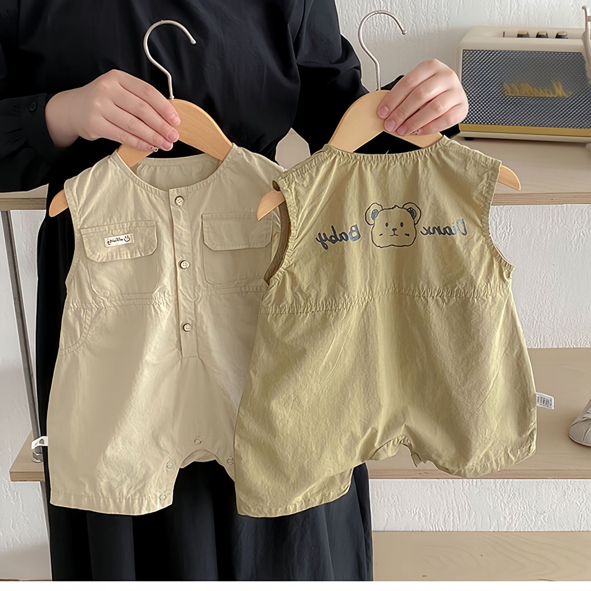 2024新入荷★ベビー服　連体服　ロンパース★66cm〜110cm 2色