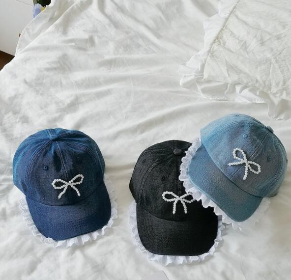 「2024」子供用★帽子★キャップ★キッズ★野球帽★デニム3色