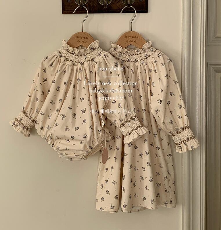 2024秋新品jen★ベビー服★ロンパース&ワンピース★66-90/90-130cm★2色