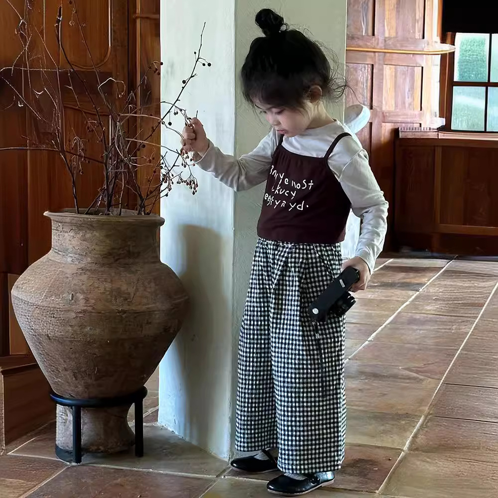 2024年秋★子供服　トップス+ベスト★90cm〜150cm 2色