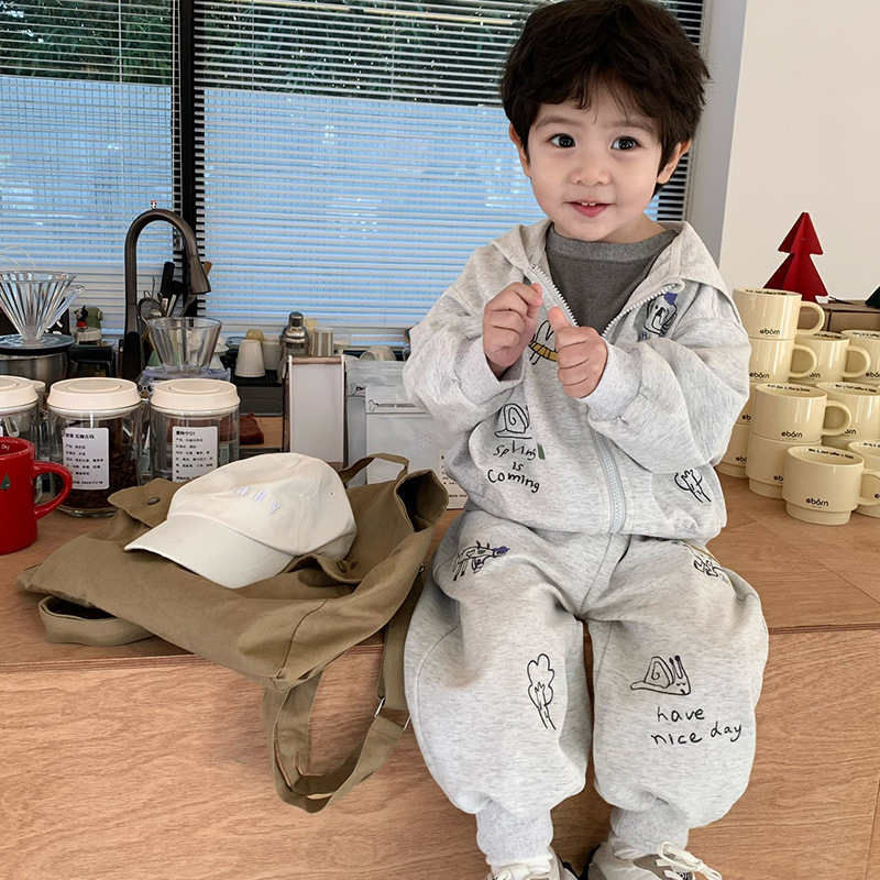 2024★春秋新作★韓国風ベビー服★トップス+ズボン★90cm〜130cm