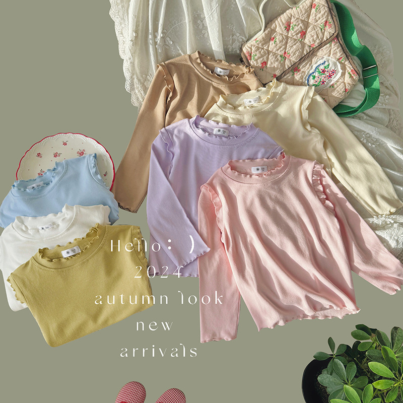 「2024」子供服★トップス★Tシャツ★韓国風子供服★7色90cm〜140cm