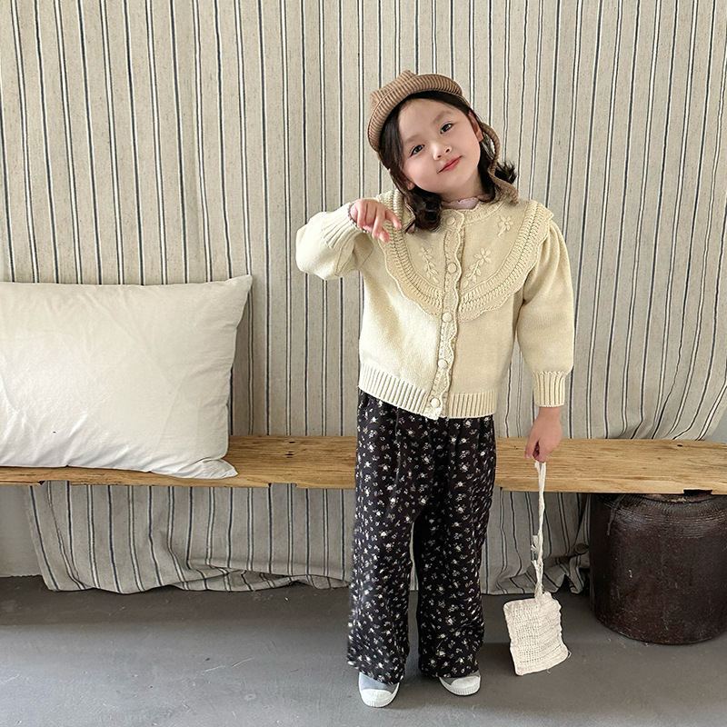 2024秋新作W★子供服 　カーディガン&ズボン分けて★80cm〜140cm