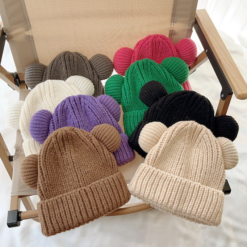 「2024」子供用★帽子★ニット帽子★キッズ★8色