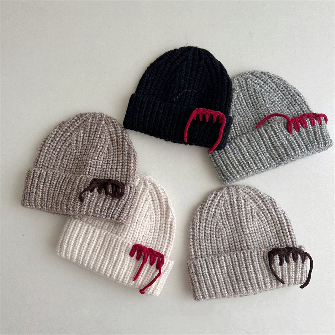 「2024」子供用★帽子★ニット帽子★キッズ★5色