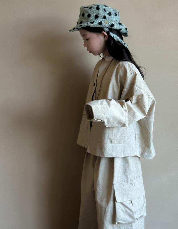 2024秋新作HY★子供服　セットアップ★100cm〜160cm 2色