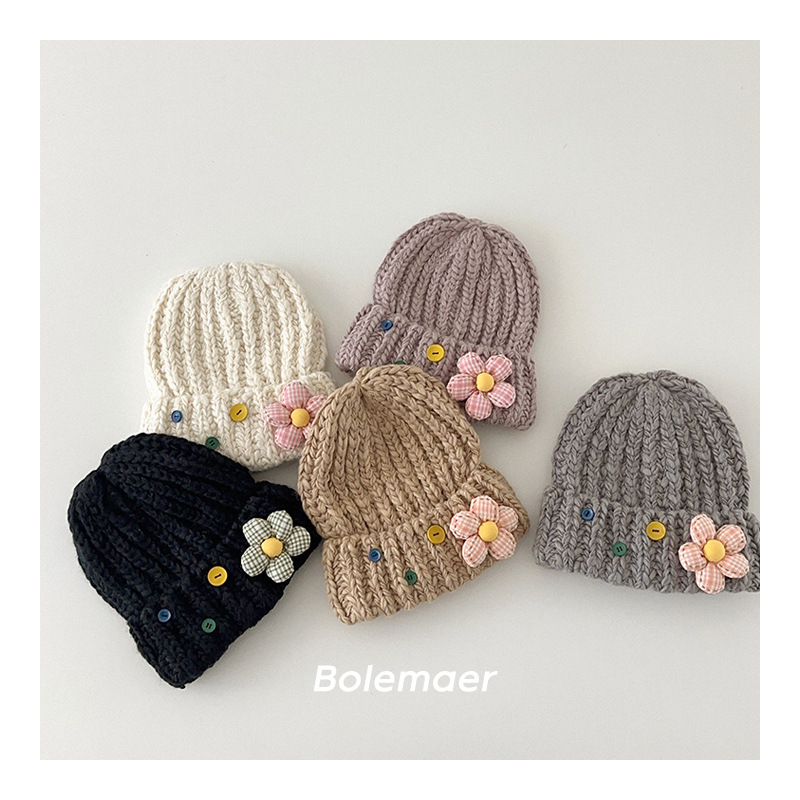 「2024」子供用★帽子★ニット帽子★キッズ★可愛い★5色