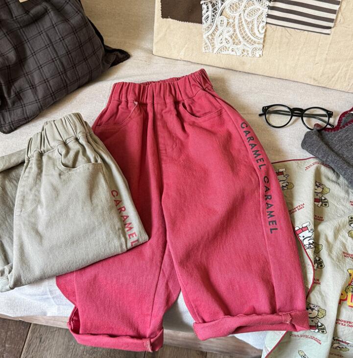 2024秋新入荷★子供服　ズボン★80cm〜130cm 2色