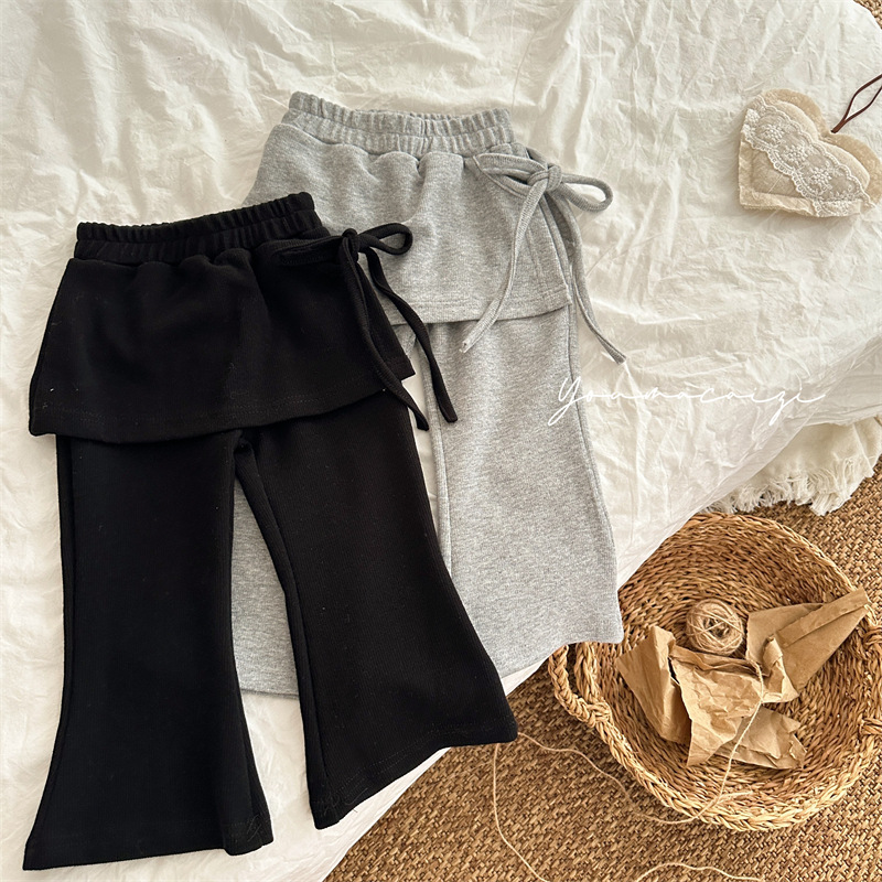 2024★春秋新作★韓国風子供服★ズボン★80cm〜130cm 2色