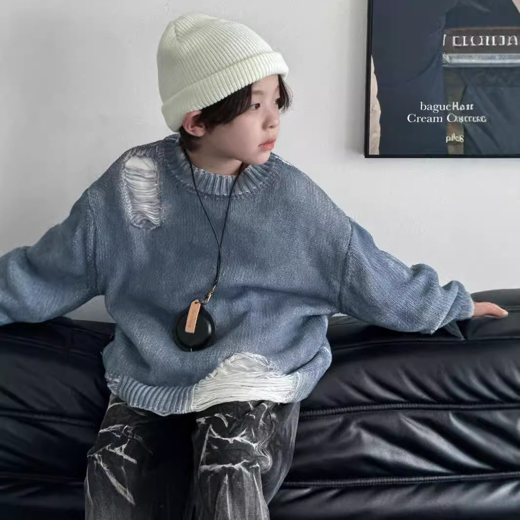 「2024」子供服★トップス★ニット★セーター★韓国風子供服★90cm〜140cm