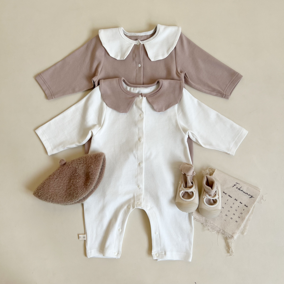 2024新入荷★ベビー服　ロンパース　連体服★66cm〜90cm 2色