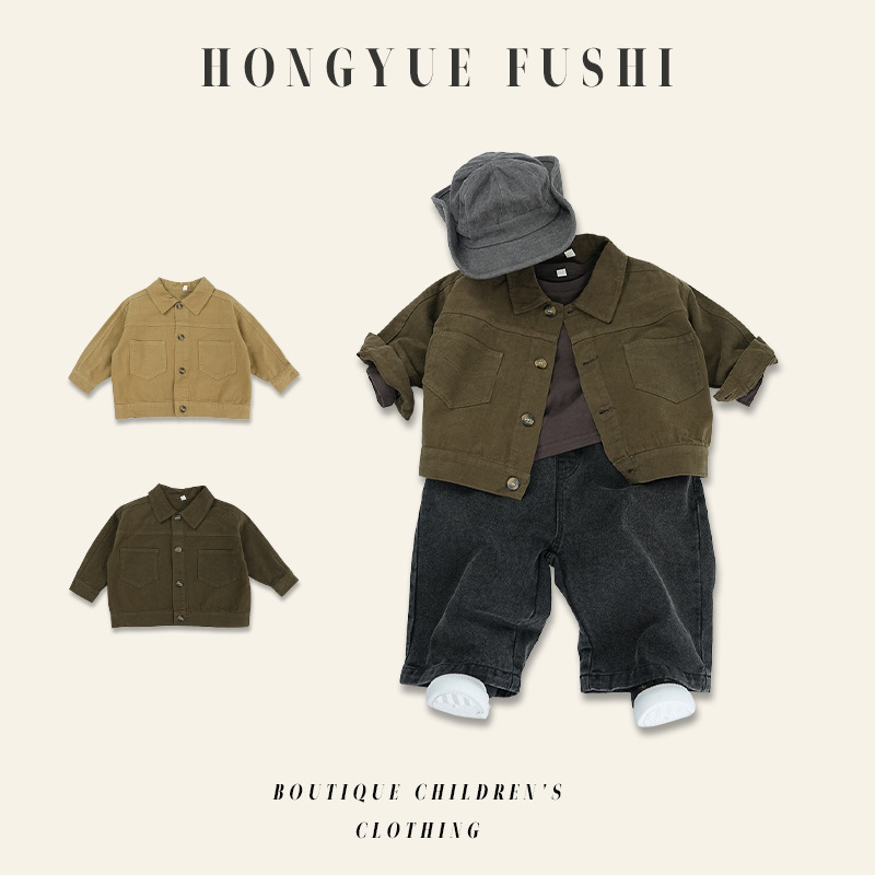 「2024」子供服★トップス★ジャケット★韓国風子供服★2色80cm〜130cm