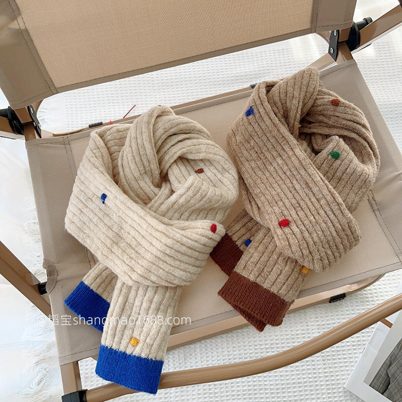 子供用★マフラー★防寒★襟巻き★ネックウォーマー★キッズ★暖かい★5色