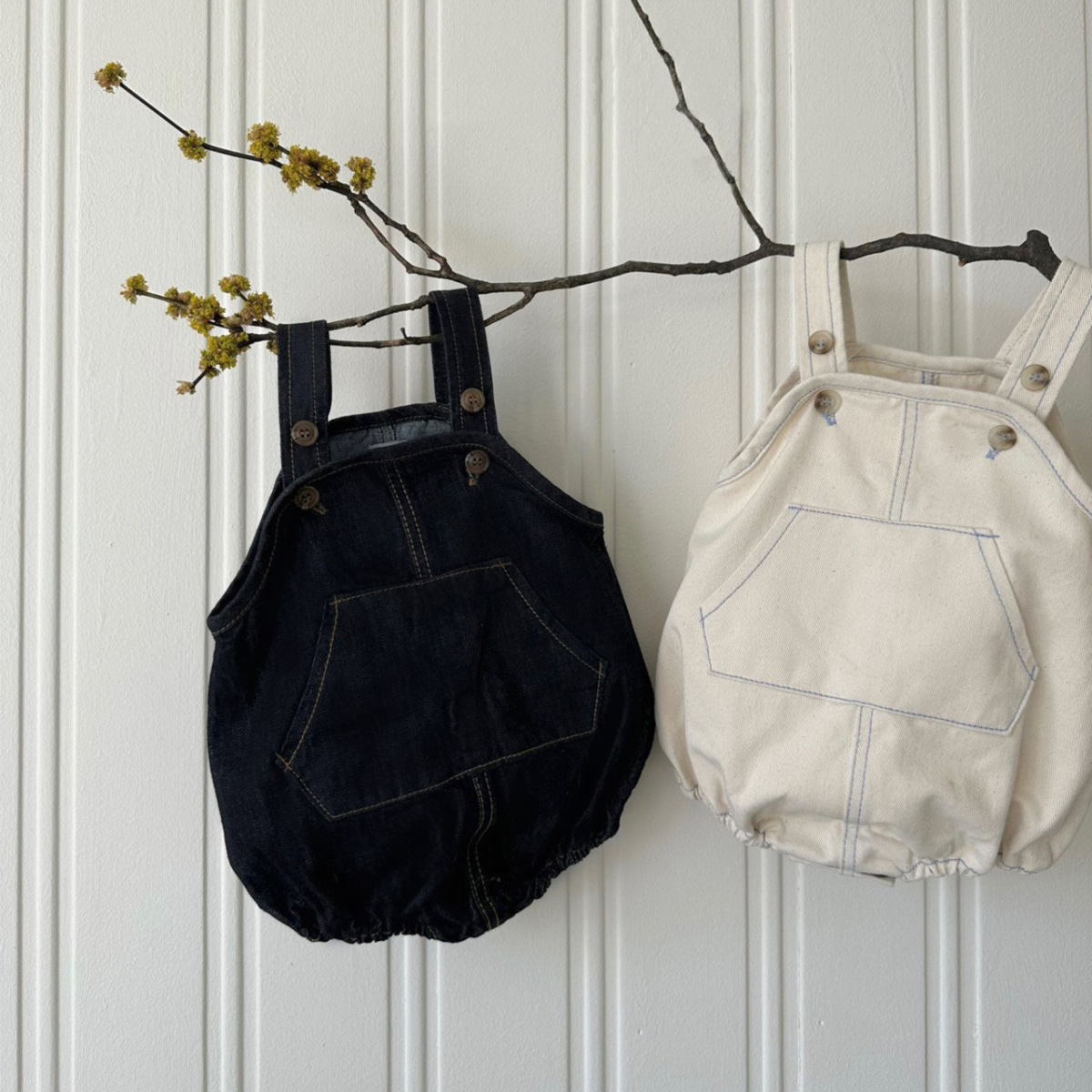 「2024」子供服★ロンパース★連体服★袖なし★韓国風子供服★ベビー★2色66cm〜90cm