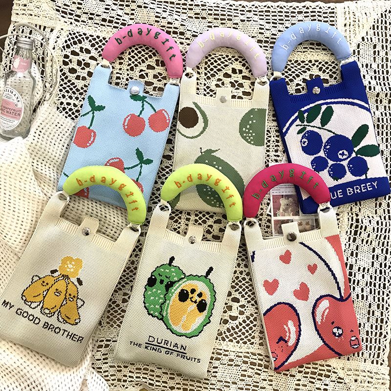 「2024」バッグ★ニットバッグ★ショルダーバッグ★ハンドバッグ★携帯バッグ★ 11色