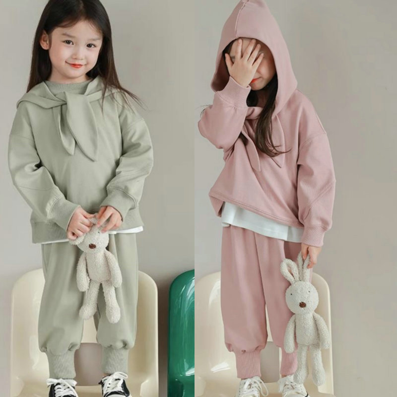 2024新品★子供服　トップス+ズボン　セットアップ★7〜15 2色