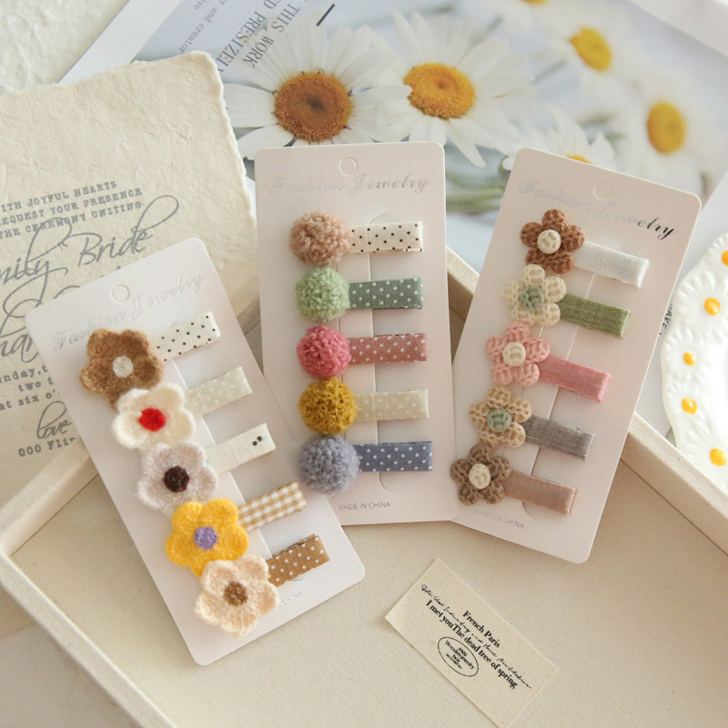 雑貨★子供用髪飾り　ヘアビン★アクセサリー★3色