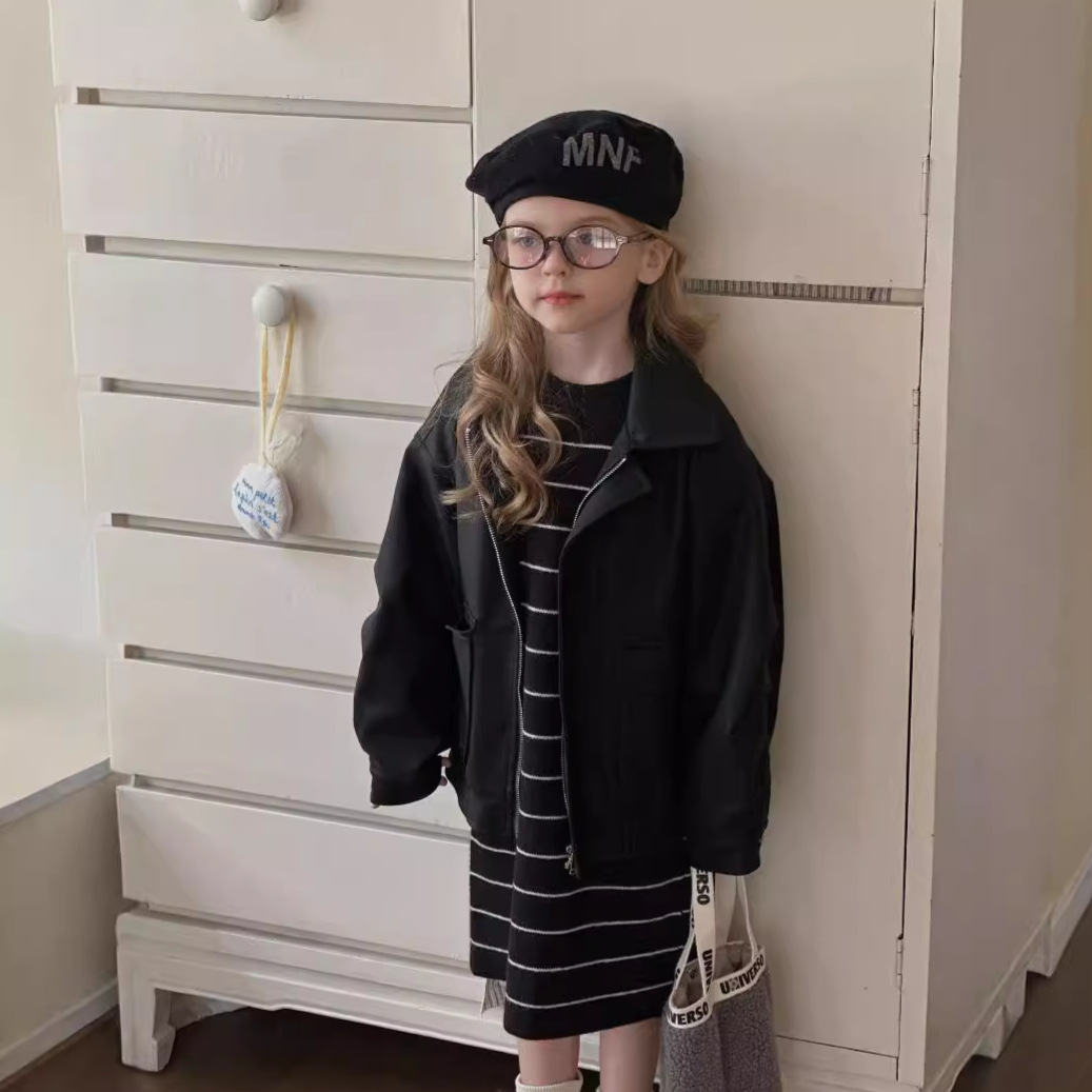 2024秋冬新品HL★子供服 　puコート　ジャケット★90cm〜140cm