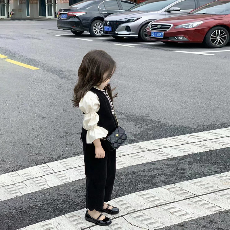 2024秋新作★子供服　トップス&ベスト+ズボン★90cm〜140cm