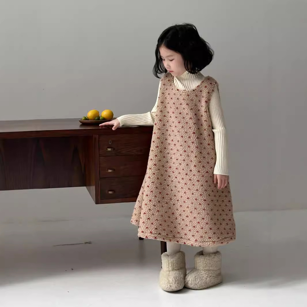 「2024」子供服★ワンピース★袖なし★韓国風子供服★90cm〜150cm