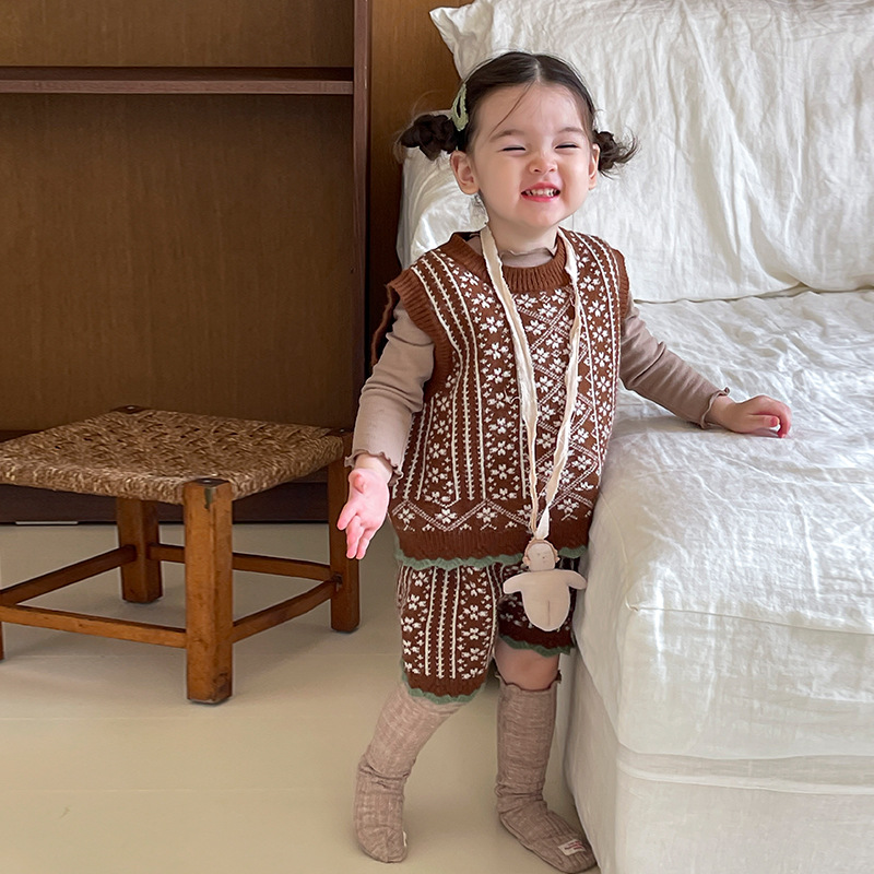 2024秋冬新品★子供服　トップス&ニットセット★73CM〜100cm
