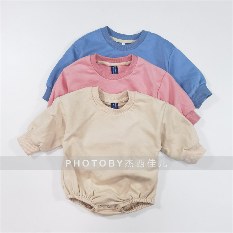 2024★秋冬新作★韓国風ベビー服★ロンパース★65cm〜100cm 8色