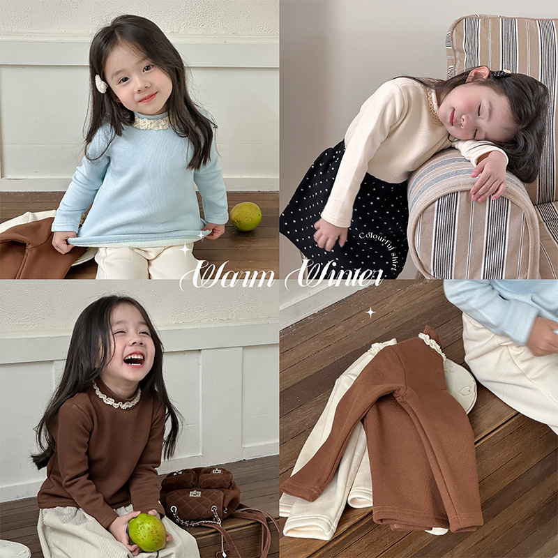 2024秋冬新作★子供服　トップス★90〜140 3色