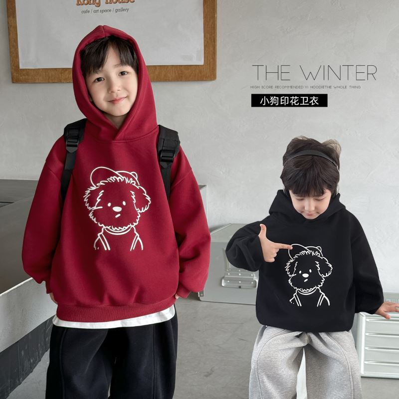 2024秋冬新品★子供服　パーカー　裏起毛★90cm〜150cm 2色