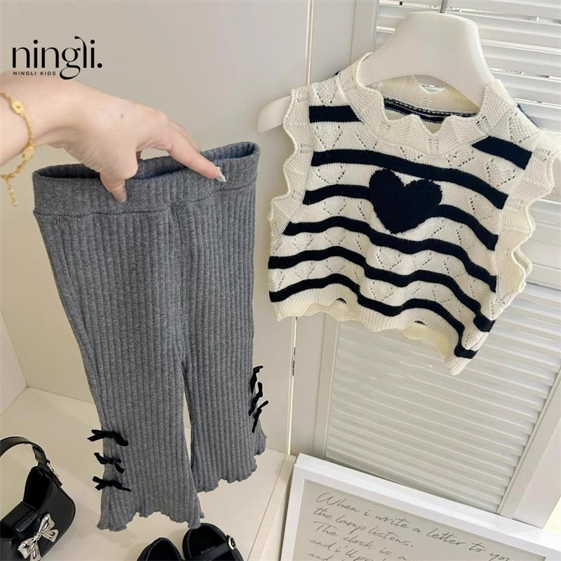 2024年新★子供服　ニットベスト&ズボン分けて★80cm〜130cm
