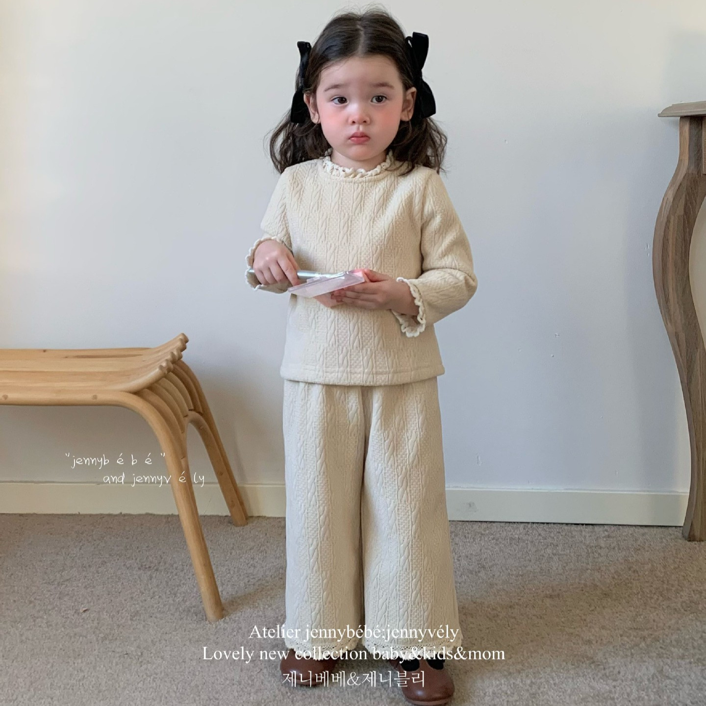 2024秋冬新jen★子供服　保暖セットアップ★73CM〜110cm