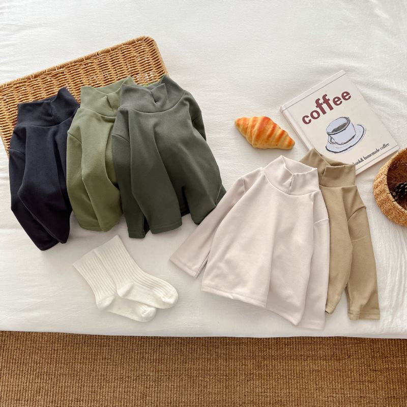 「2024」子供服★トップス★コート★韓国風子供服★無地★10色73cm〜110cm