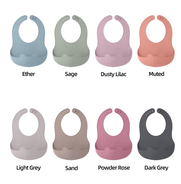 2024★ベビー用★食事用エプロン★食事用ビブ★涎掛け★ 2色
