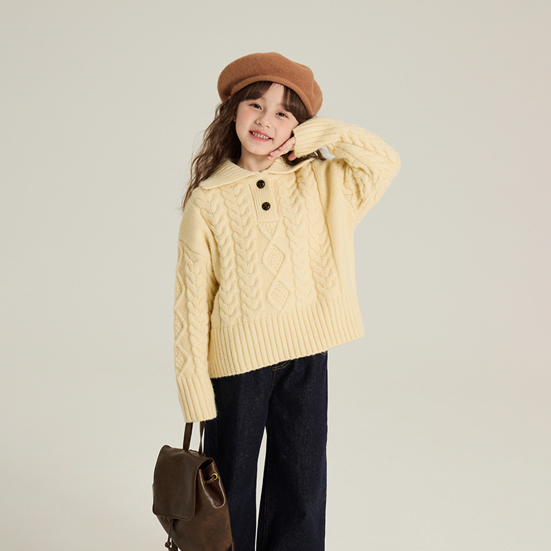 2024★秋冬新作★韓国風子供服★セーター★厚手★90cm〜160cm