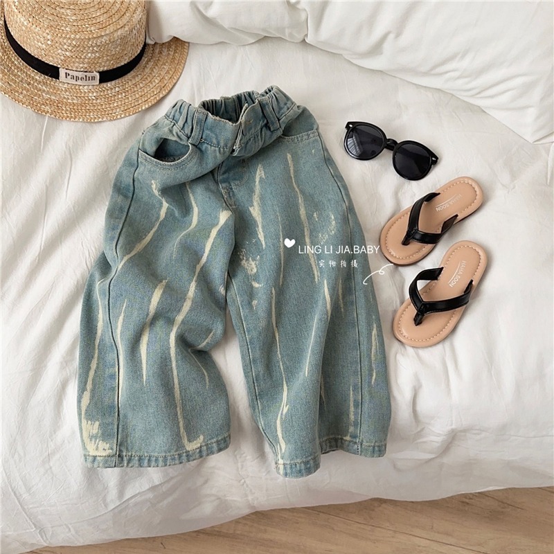 「2024」子供服★ズボン★ボトムス★ジーンズ★韓国風子供服★110cm〜140cm