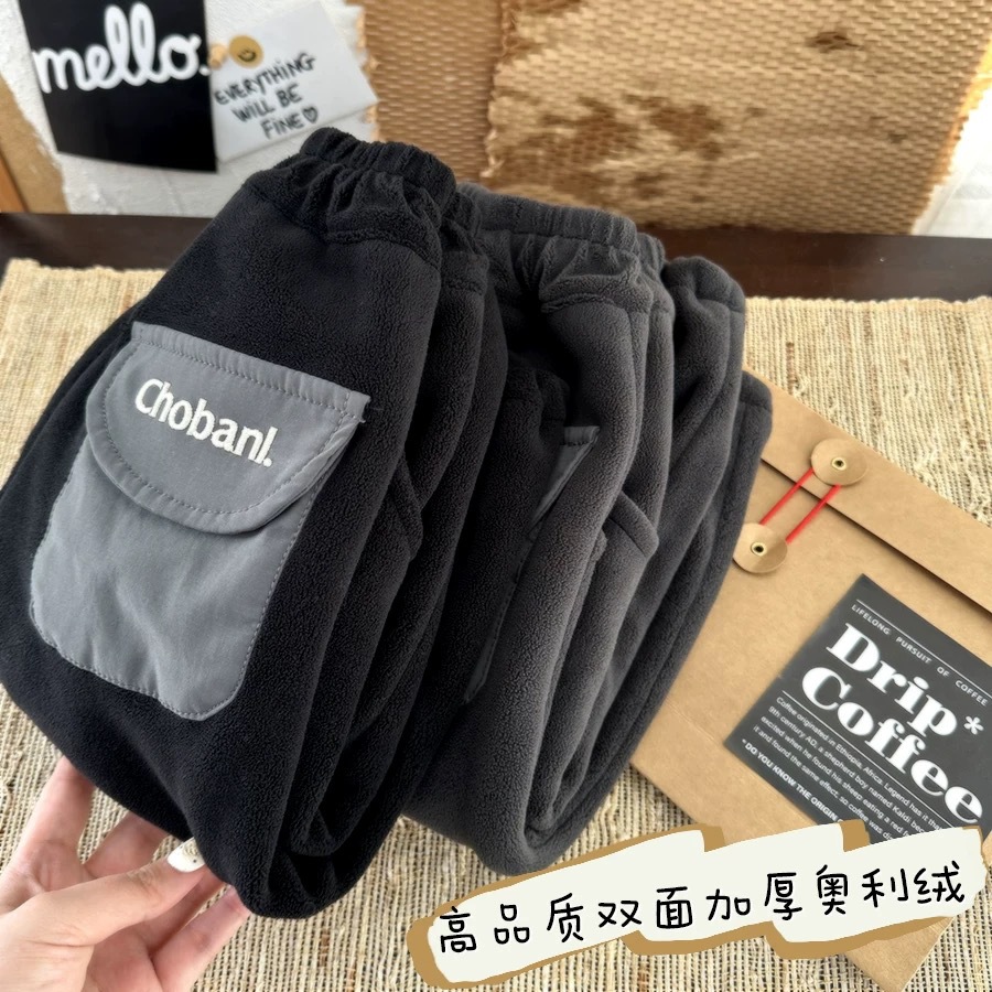 2024秋冬新入荷★子供服　ズボン★80cm〜140cm 2色