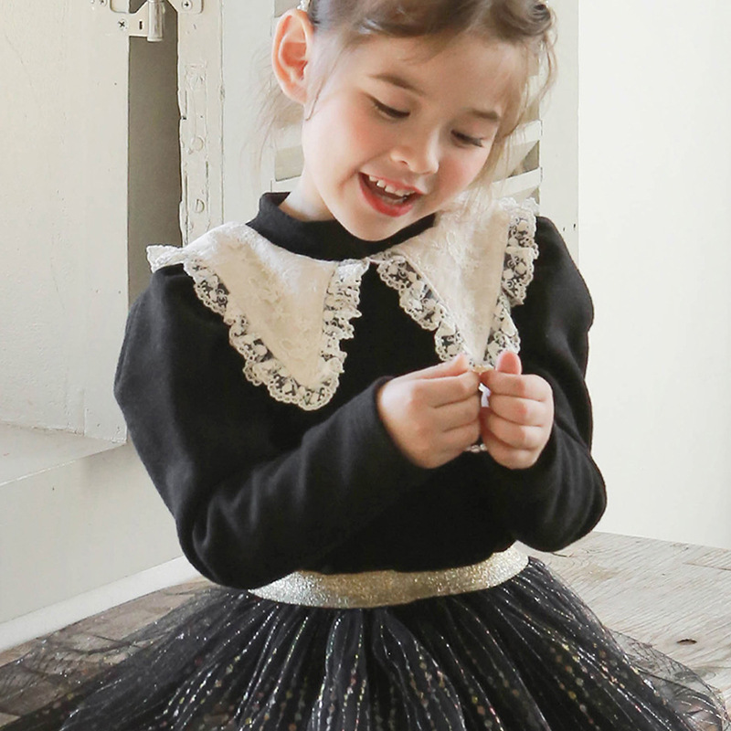 2024秋冬新作★子供服　トップス  裏起毛★90cm〜150cm 2色