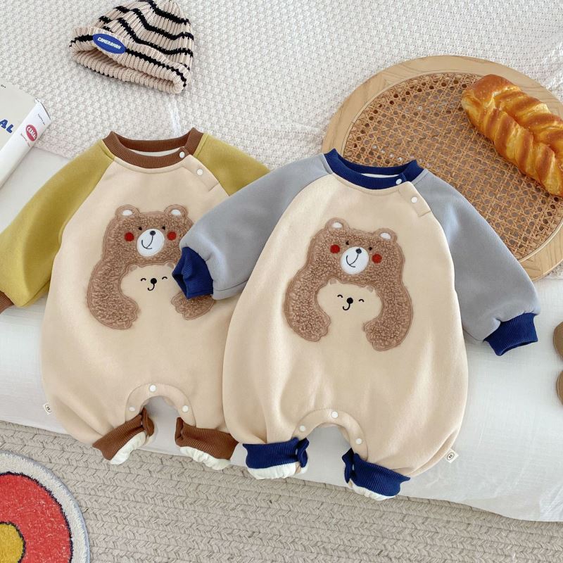 2024冬新入荷★ベビー服　ロンパース★66〜90 2色