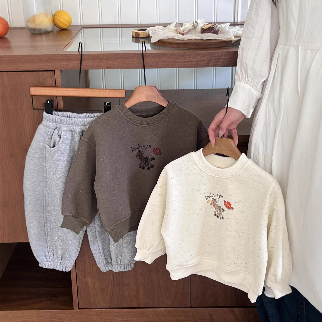 2024★秋冬新作★韓国風子供服★トレーナー★80cm〜140cm 2色