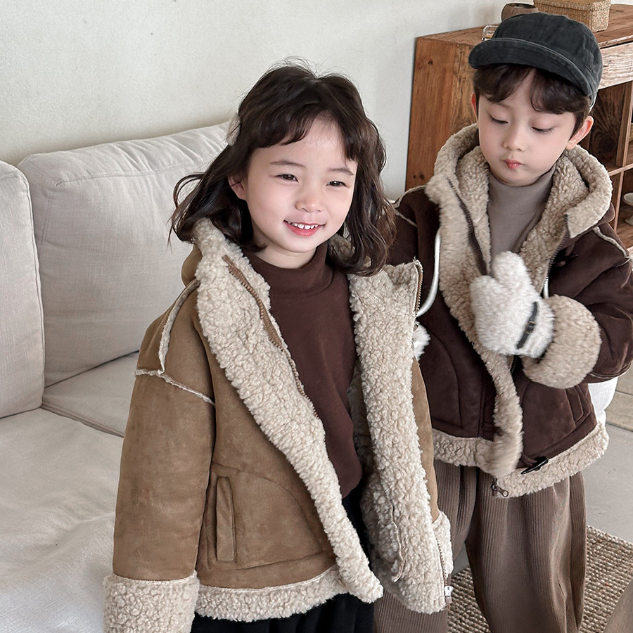 2024冬新品★子供服 　コート★80cm〜140cm 2色